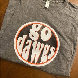 Gray 'Go Dawgs' Graphic Tee
